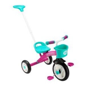 GOMO Ride-On Toy 2 in 1 Convertible Trike- Pink